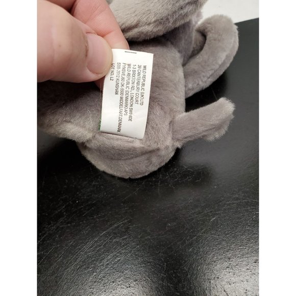 7 Inch Wild Republic Grey Elephant Plush - Picture 10 of 11